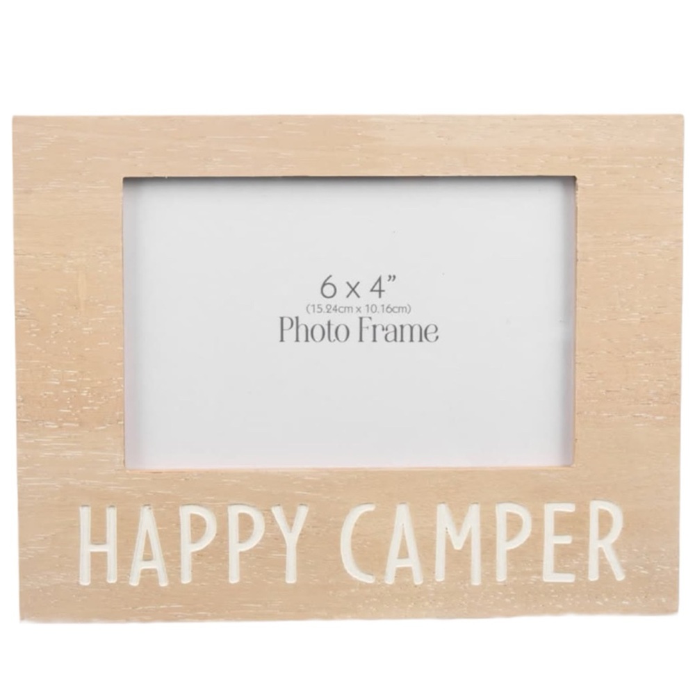 Happy Camper 4x6 Photo Frame- NEW